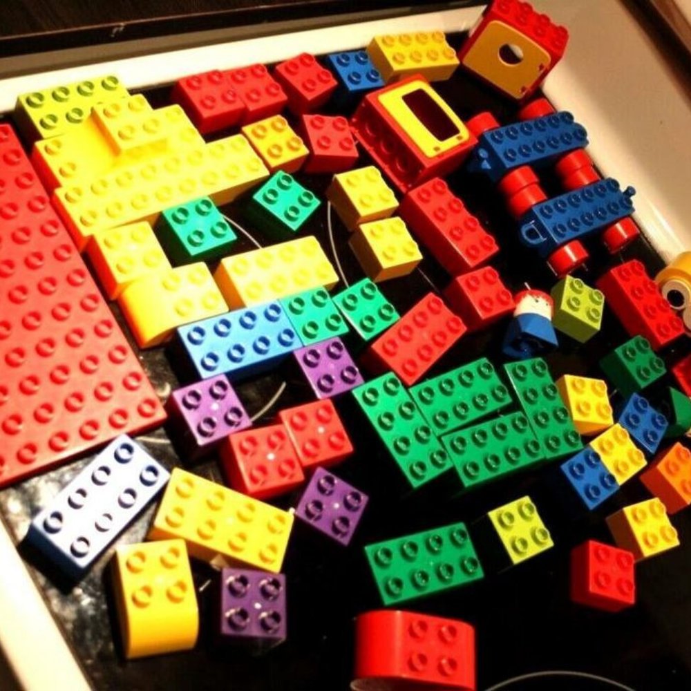 Lego Bright Multi-Color Building Brick Lot
